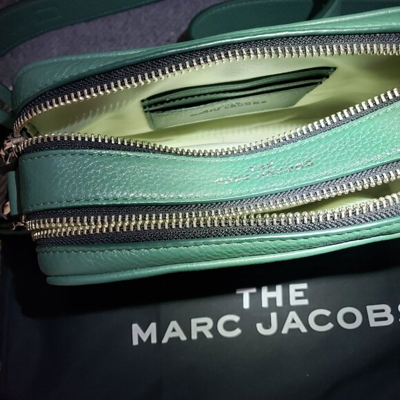 Marc Jacobs Camera bag double zippers pebbled leather - Picture 8 of 9